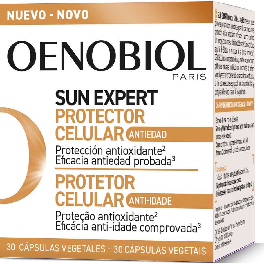 Oenobiol Sun Expert Protector Celular Antiedad Piel Normal 30caps