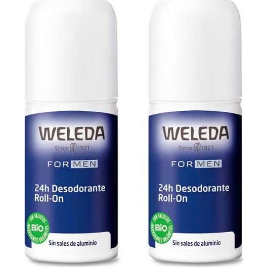 Weleda for Men Desodorante Roll-On 24h 2x50ml