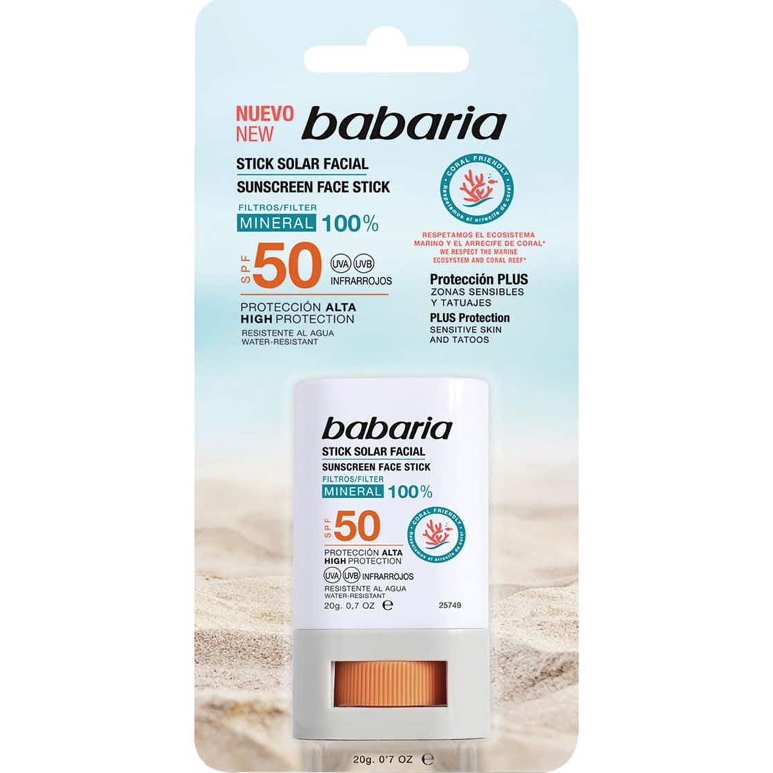 Babaria Sunscreen Stick SPF50+ 20g