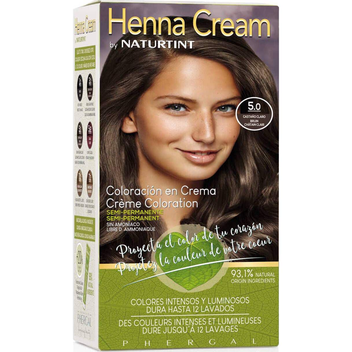 Naturtint Henna Cream 5.0 Castaño Claro 110ml