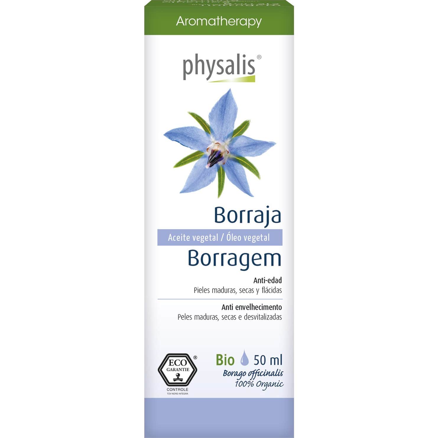 Physalis Aceite Vegetal de Borraja Bio 50ml