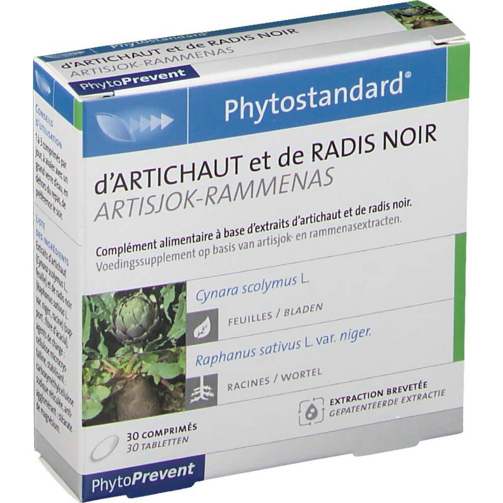 Phytostandard Alcachofa y Rábano Negro 30caps