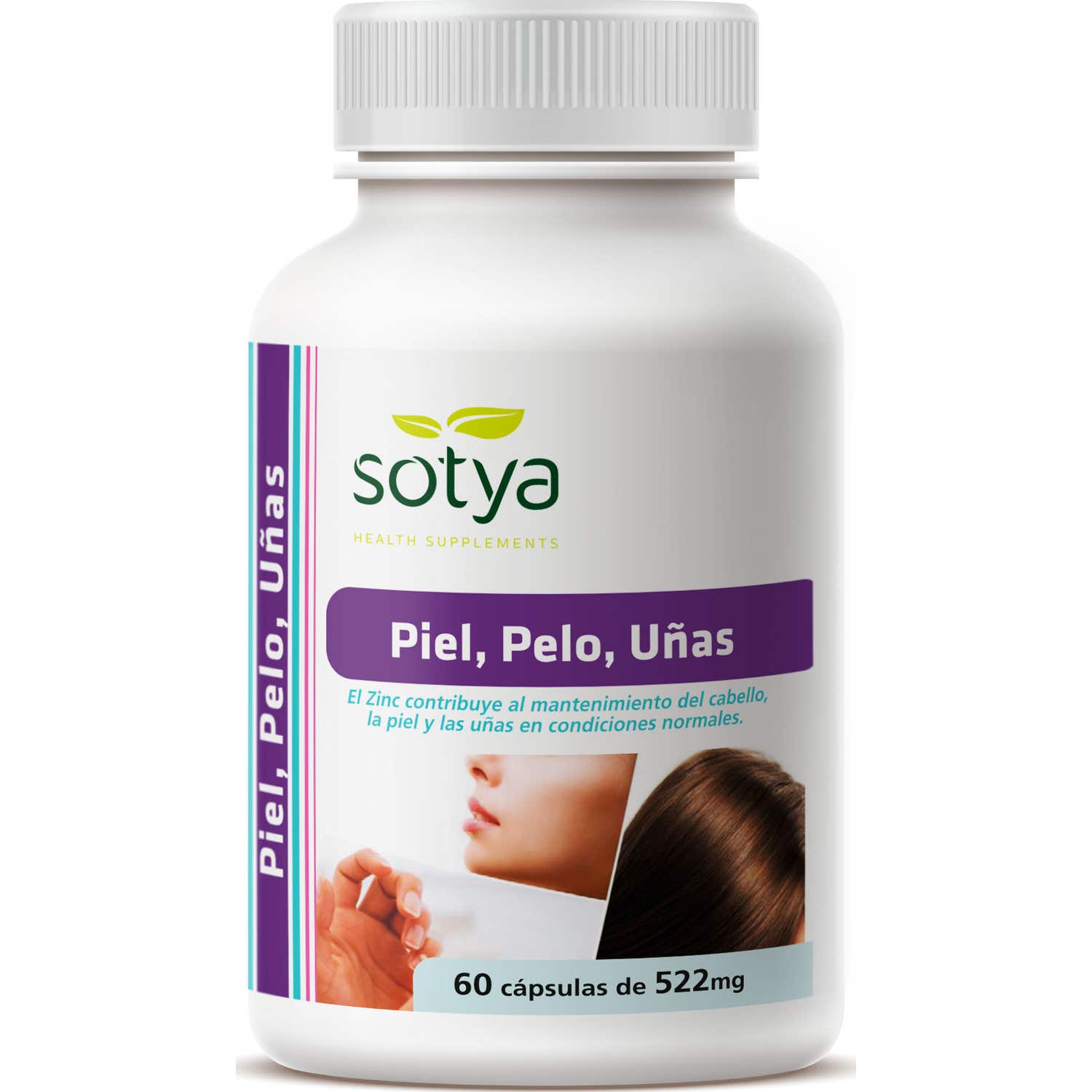 Sotya piel, pelo y uñas 522mg 60cáps