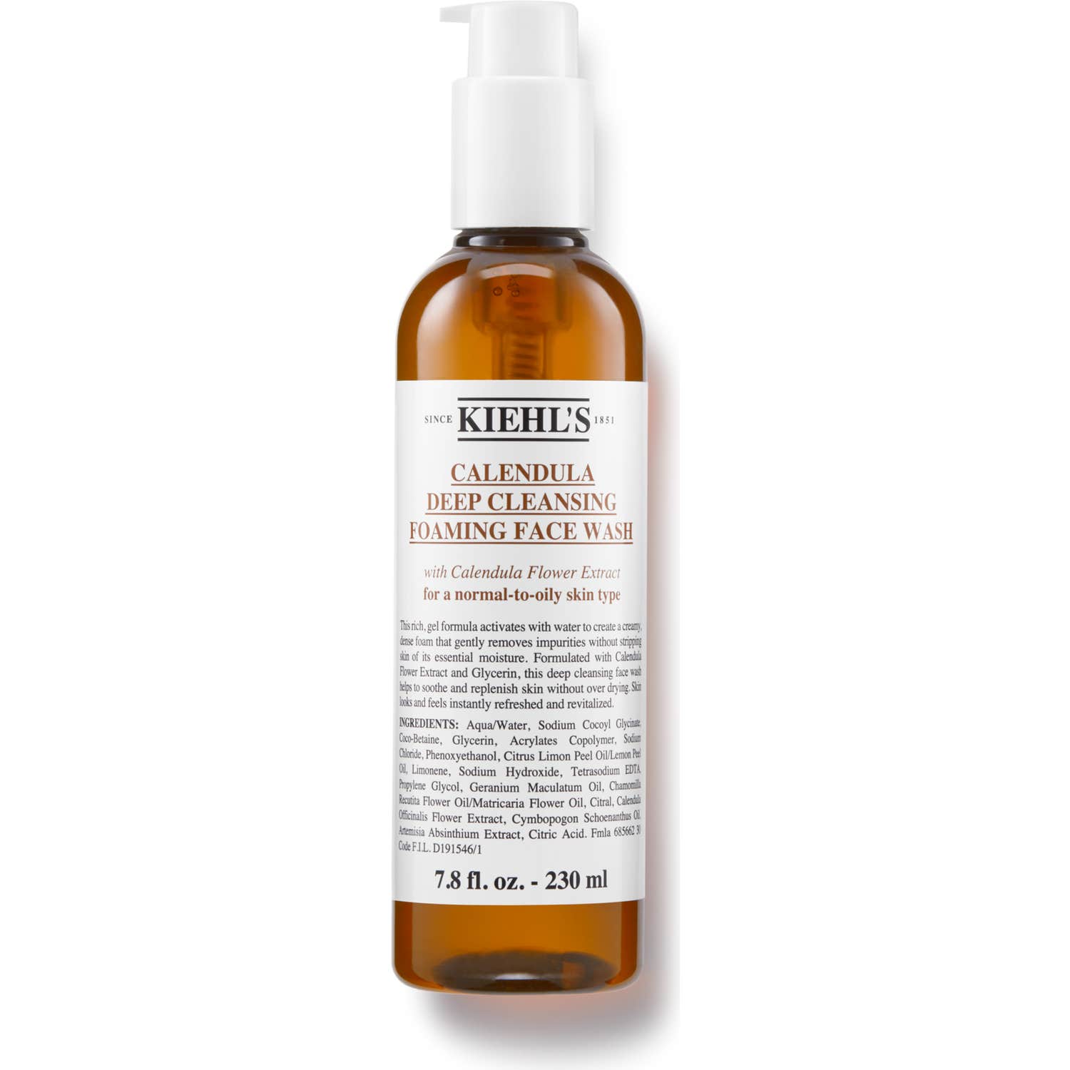 'Kiehl''s Caléndula Deep Cleansing Foaming Face Wash 230ml'