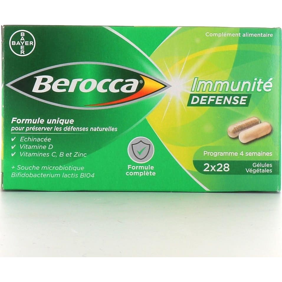 Berocca Immunité Défense 2x28caps