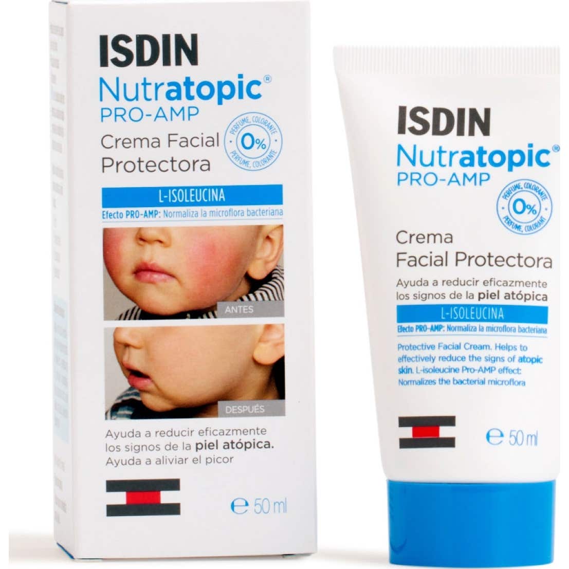 ISDIN Nutratopic Pro-AMP Crema Facial Protectora 50ml