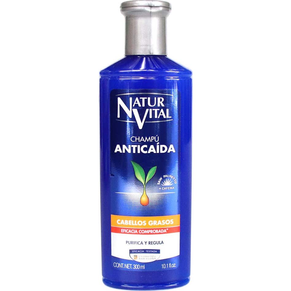 NaturVital Champú Anticaída Cabello Graso 300ml