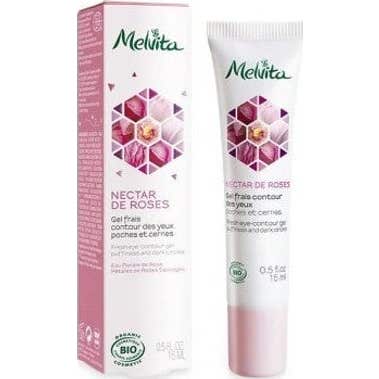Melvita Crema/Rosa/Rojas Source De Roses Gel De Ojos 15 Ml