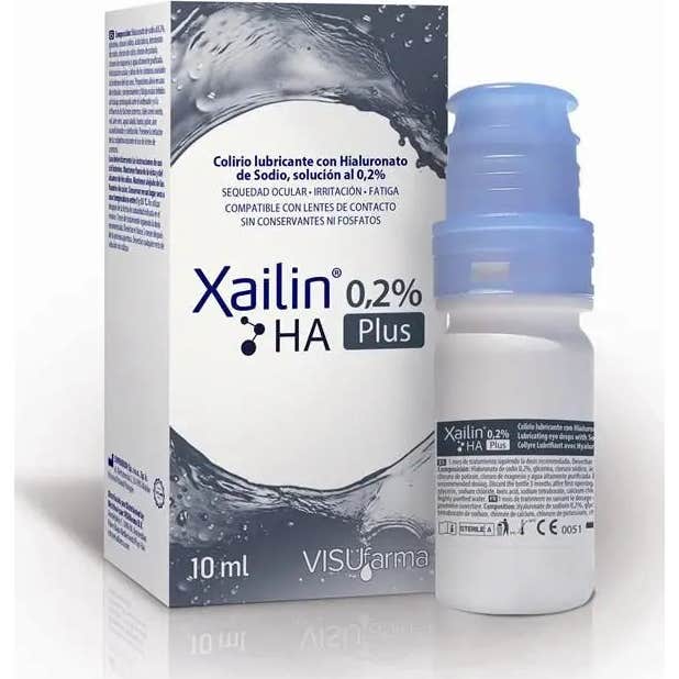 Visufarma Xailin Plus 0,2% Ha Colirio Lubricante 10 Ml - Imagen 3