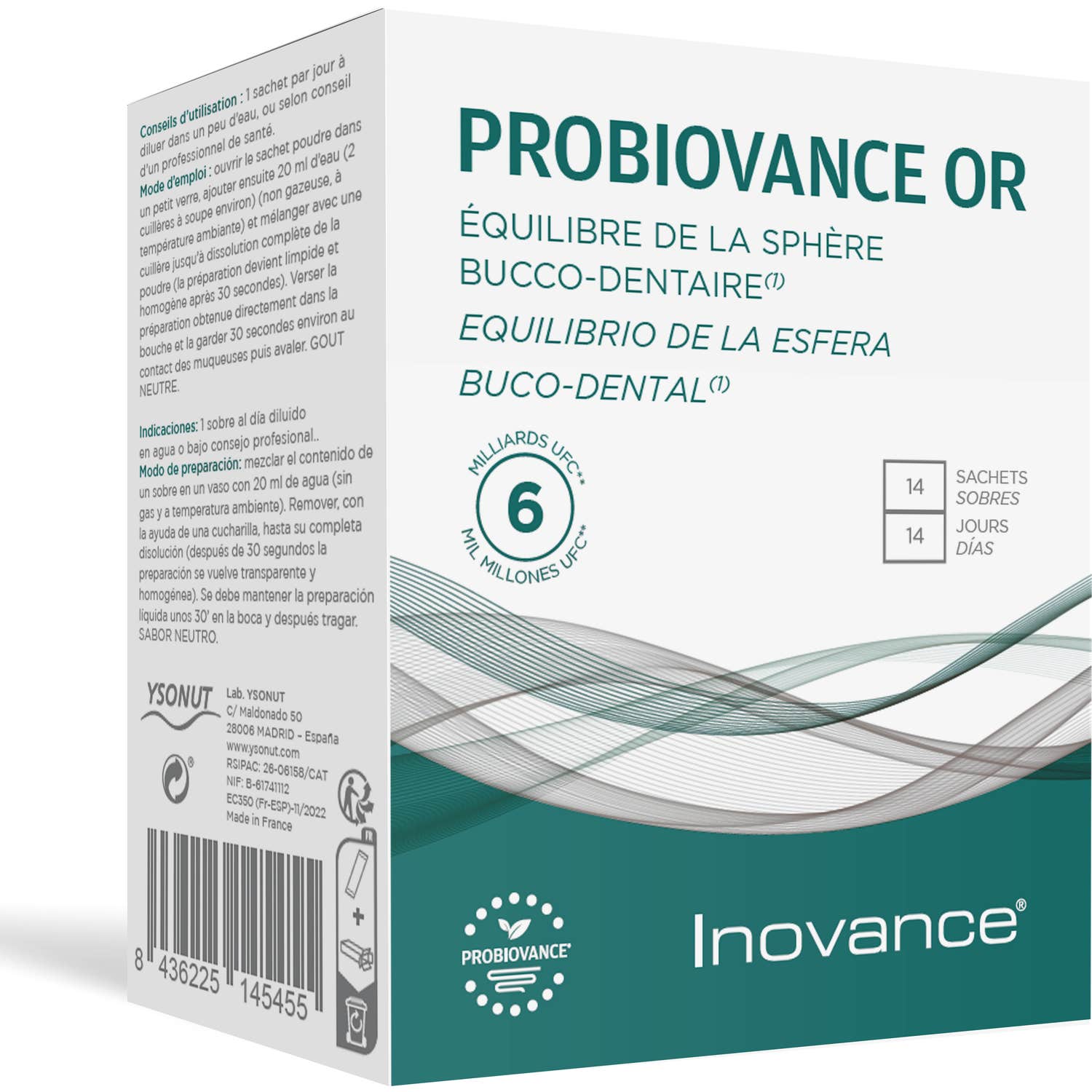 Inovance Probiovance Or 14 sobres
