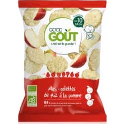 Buen Arroz Orgánico Mini-Galetas de Manzana Ds 10 Meses 40 g