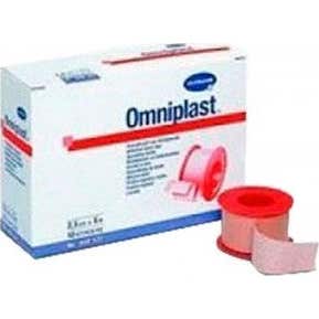 Omniplast® esparadrapo rosa tela 5mx2 5 cm 1 ud