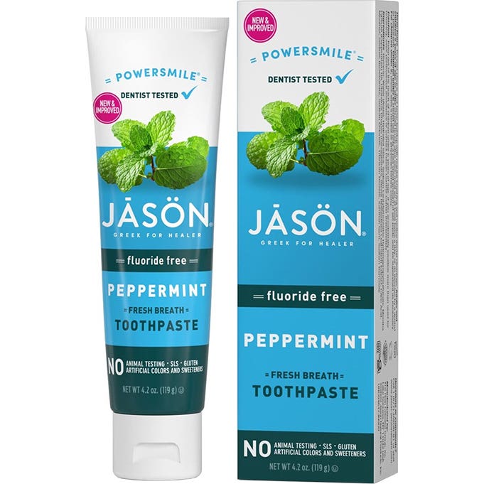 Jason Dentifrico Powersmile Blanqueador Peppermint 119g