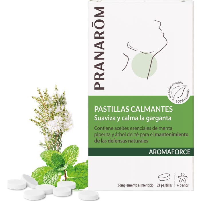 Pranarôm Aromaforce Pastillas Calmantes Garganta 21uds