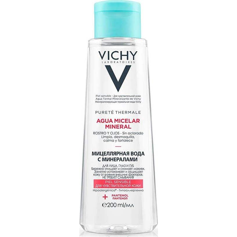 Vichy Pureté Thermale Agua Micelar Mineral Piel Sensible 200ml