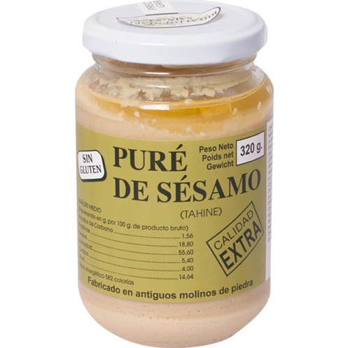 Sain Tahin Puré de Sésamo Sin Gluten 320 g