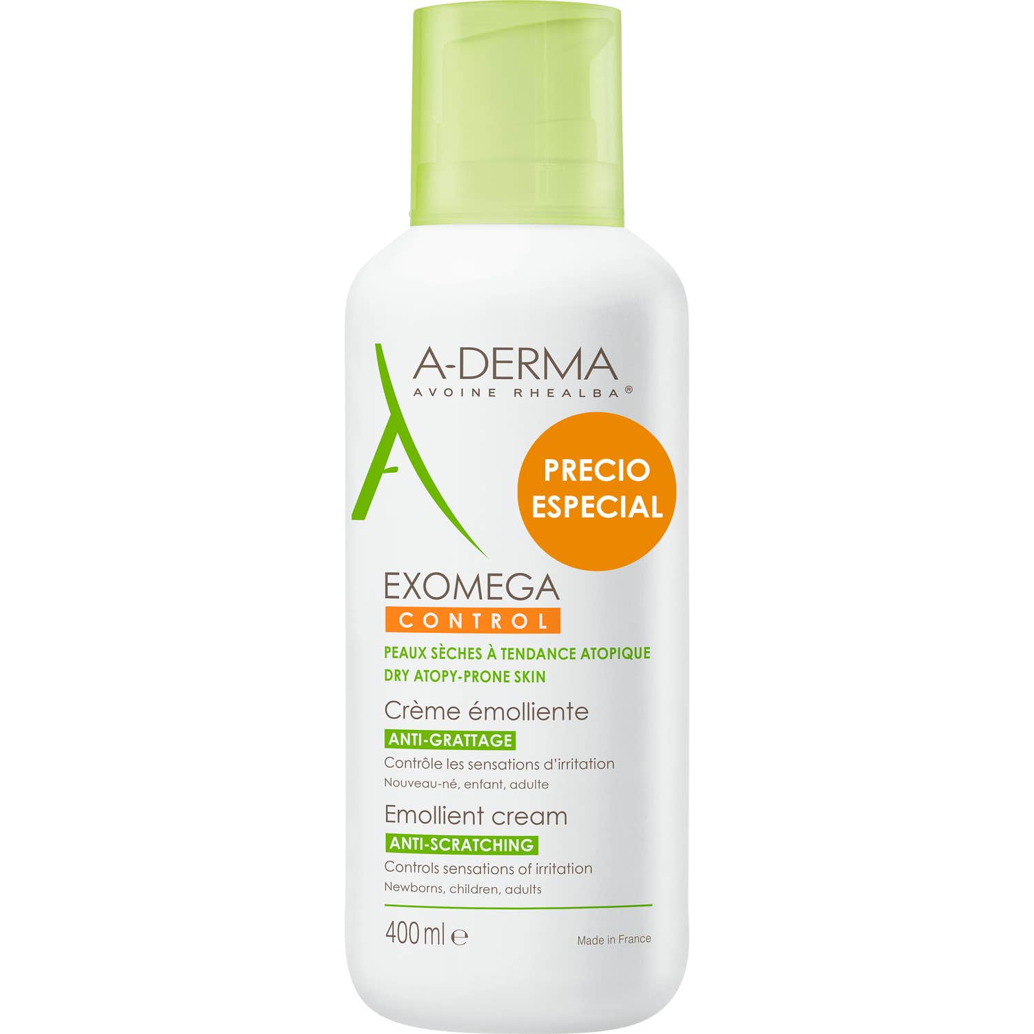 A-Derma Exomega Control Crema Emoliente 400ml