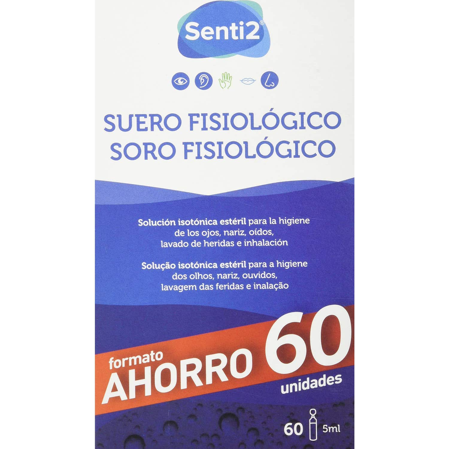 Senti2 Suero Fisiológico 60 Monodosis 5ml