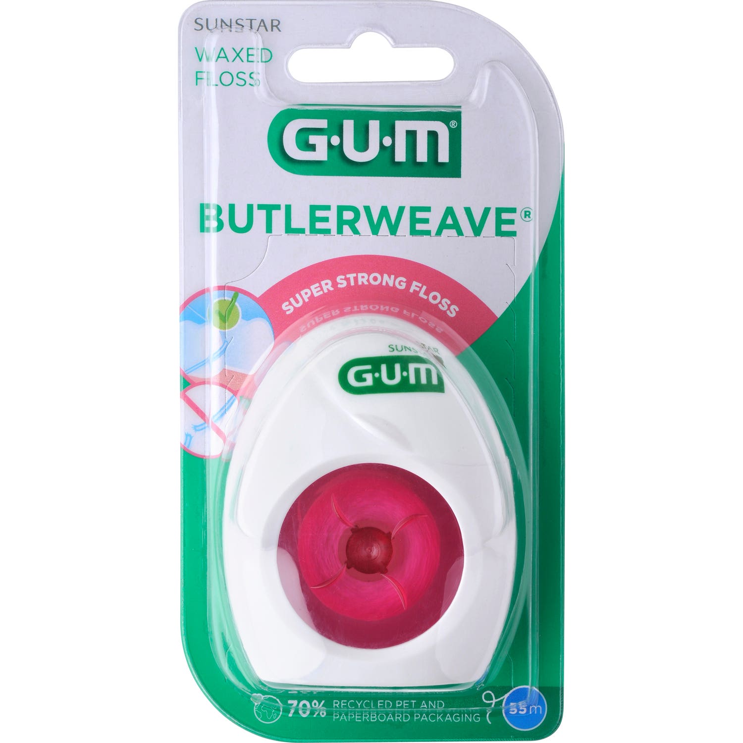 GUM Butlerweave Seda Dental con Cera 55m