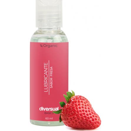 Diversual Lubricante Orgánico Fresa 60 ml