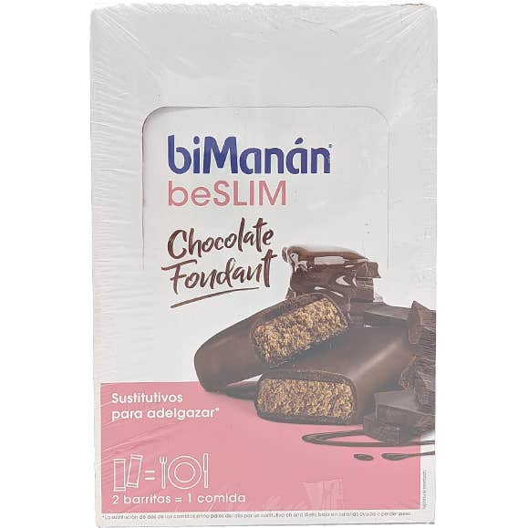 Bimanán Barrita Sustitutiva Chocolate Fondant 30 uds