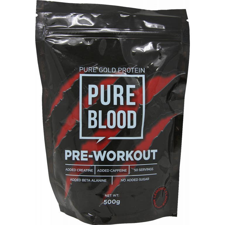 Pure Gold Protein Pure Blood Pre-Entrenamiento 500 g