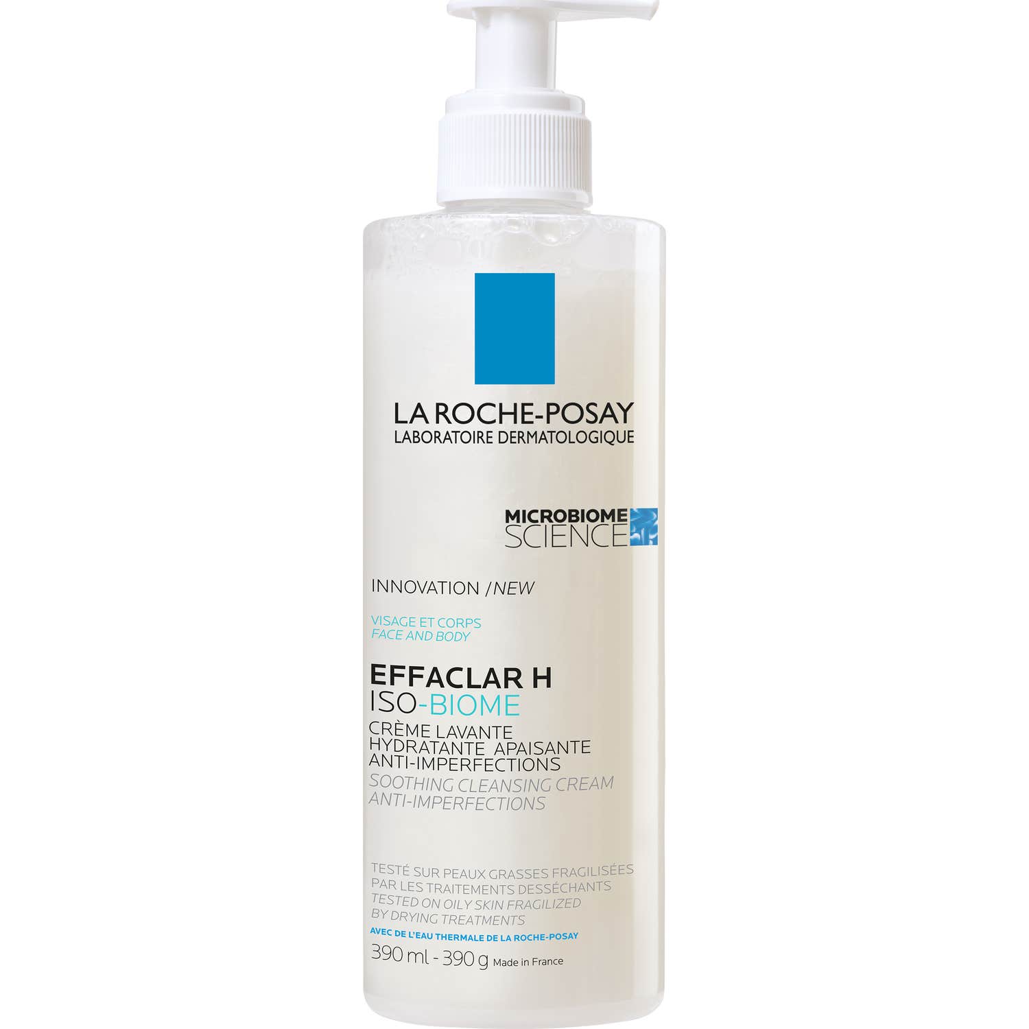La Roche-Posay Effaclar H Iso-Biome Crema Limpiadora 390ml