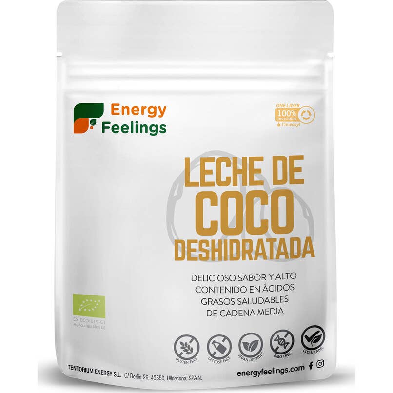 Energy Feelings Leche de Coco Deshidratada en Polvo Bio 200g