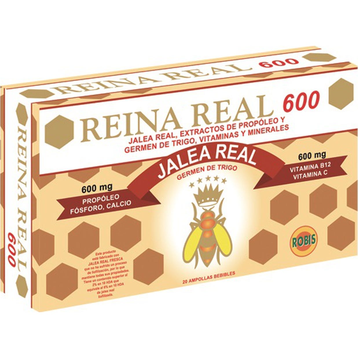 Robis Reina Real 600 20 Ampollas