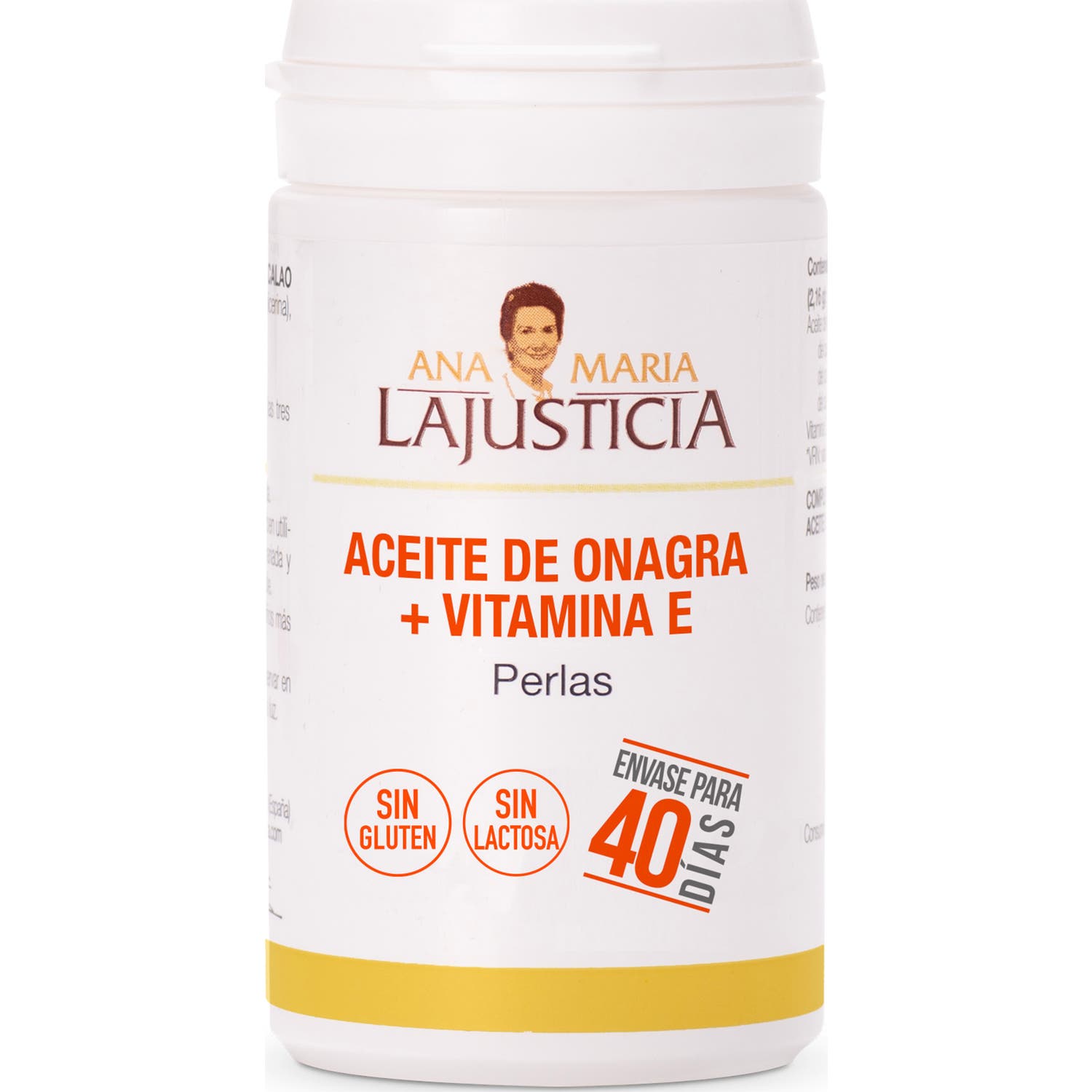 Ana Maria Lajusticia Aceite Onagra + Vitamina E Perlas 80uds