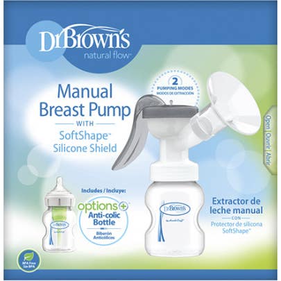 'Dr Brawn''S Extractor de Leche Manual y Biberon'
