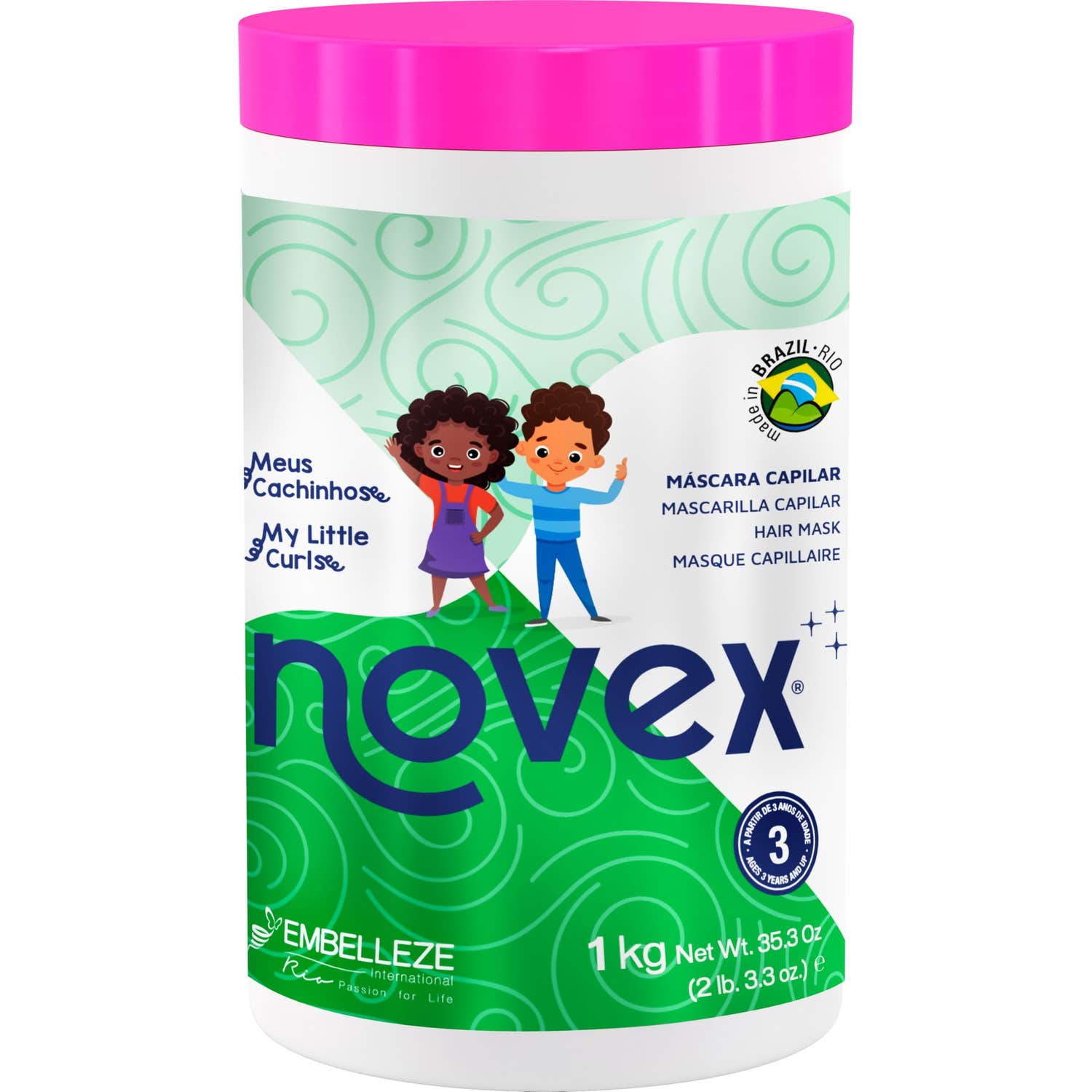 Novex My Little Curls Mascarilla Capilar Infantil Rizos 1000ml