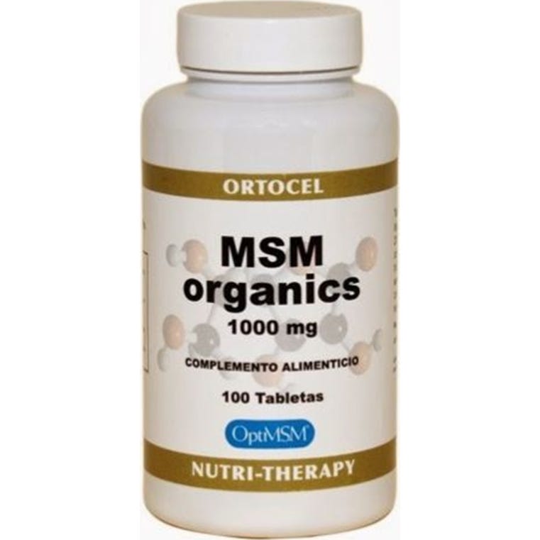 Ortocel Nutri Therapy Msm Organics 100 Comprimidos De 1000 Mg - Imagen 2