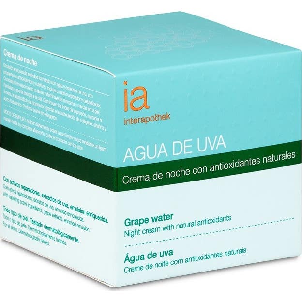Interapothek Crema de Noche Agua de Uva 50 ml