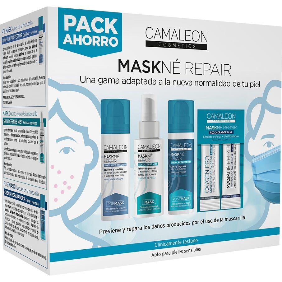 Camaleon Maskné Pack Ahorro 30ml + 50ml + 30 ml + 2x4ml