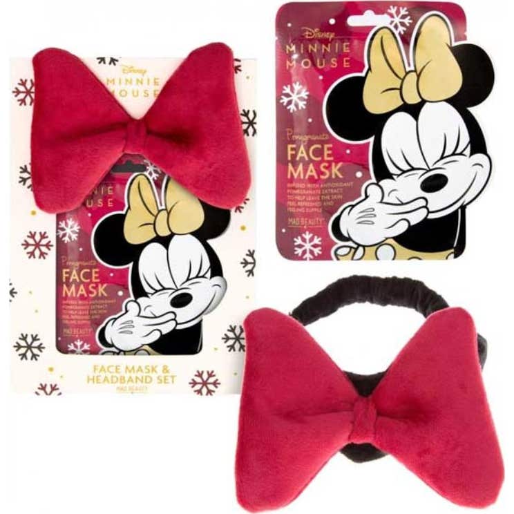 Mad Beauty Disney Minnie Mouse Face Mask & Headband Set