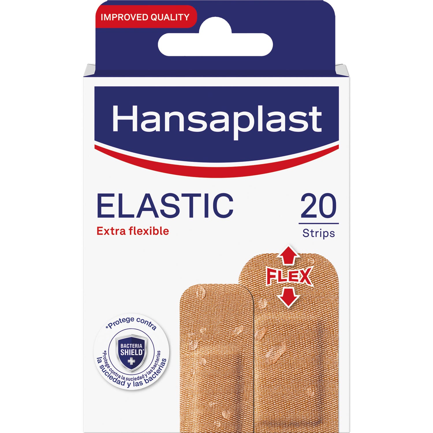 Hansaplast Elastic Apósito 2 Tamaños 20uds