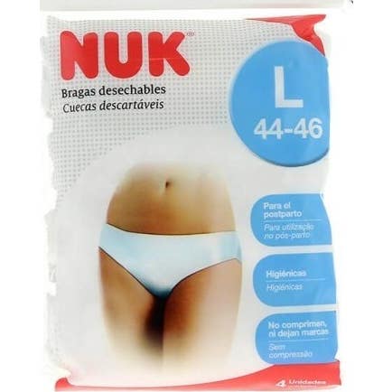 Nuk bragas desechables T-L 4 uds