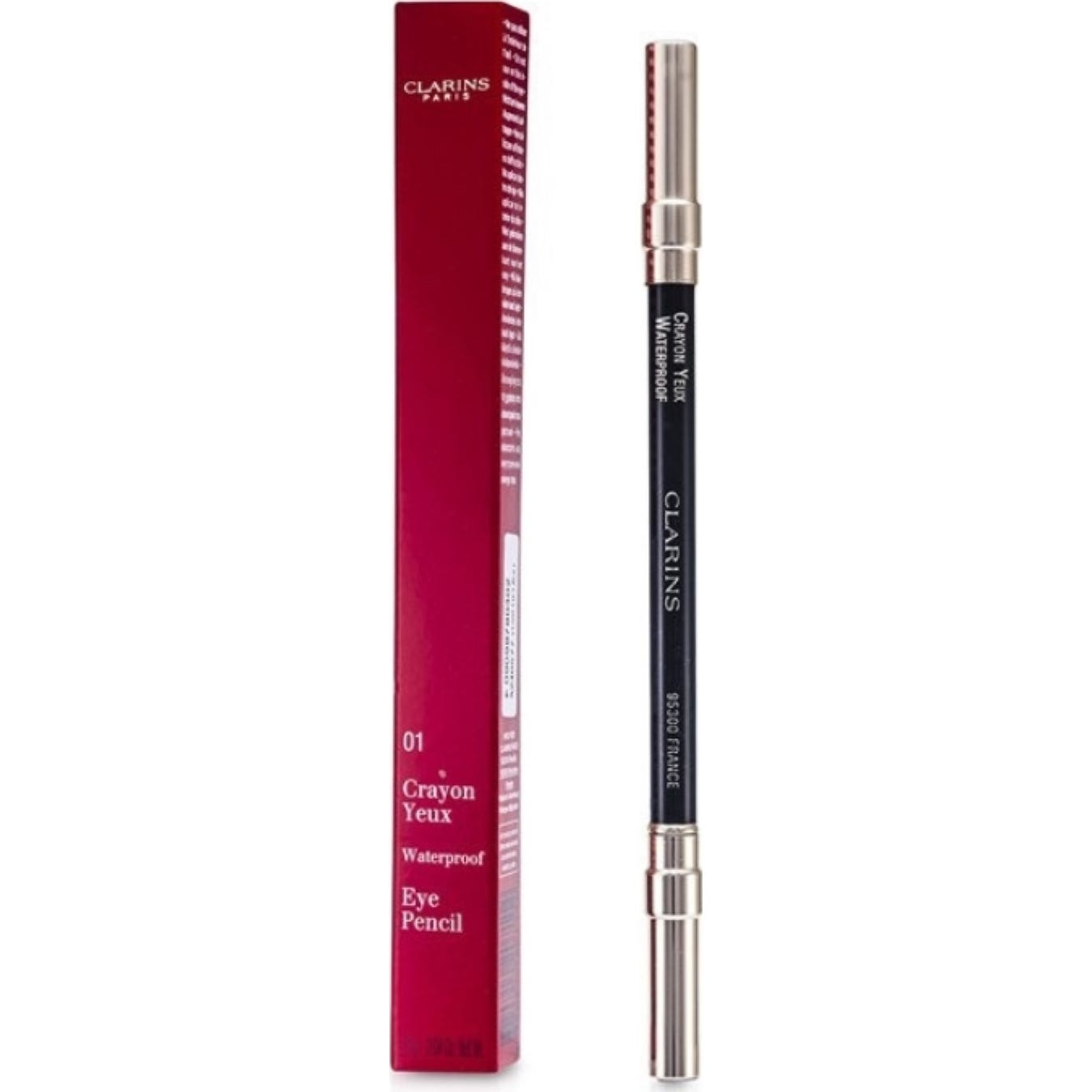 'Lápis de olho clarins crayon yeux à prova d''água 01'