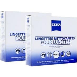Zeiss Toallitas Limpiadoras de Gafas 2x30 uds