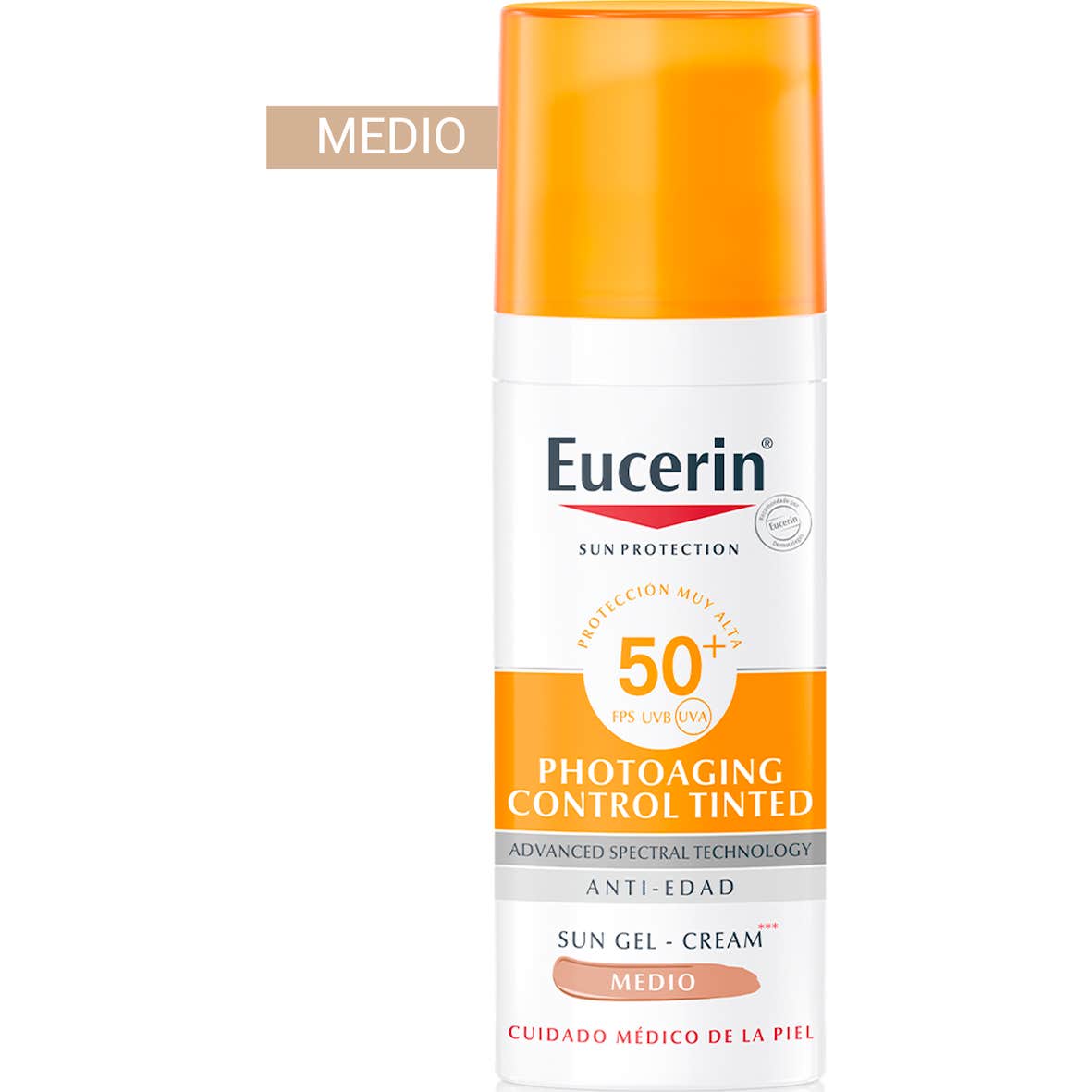 Eucerin Sun Cc Creme Photoaging Control Tinted Medium SPF50+ 50ml