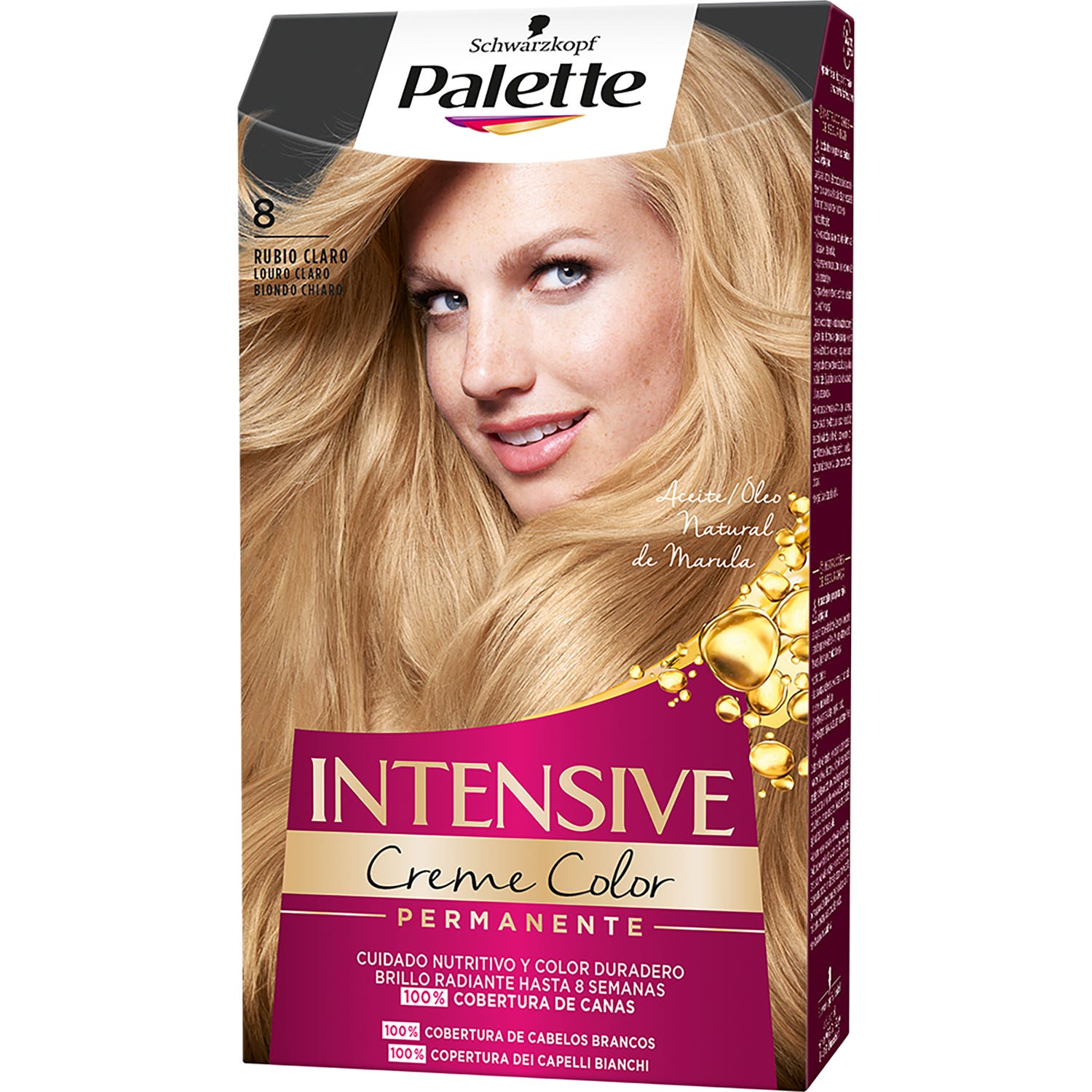 Schwarzkopf Palette Intensive Nº8 Rubio Claro 1ud