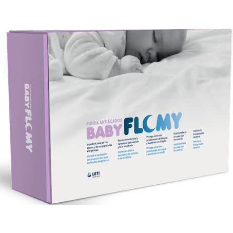 Flomy Baby Funda Antiacaros 70X140X15cm