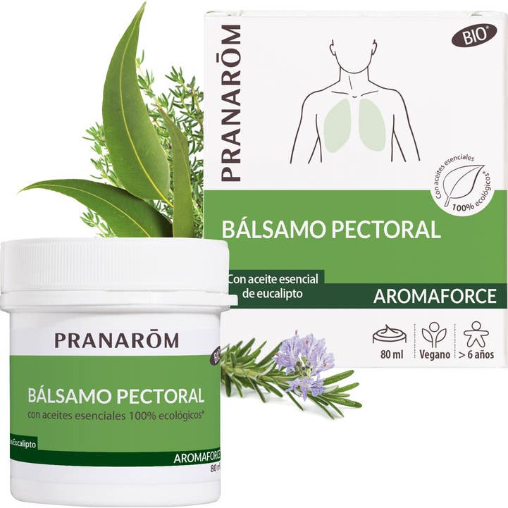 Pranarôm Aromaforce Bálsamo Pectoral BIO 80ml
