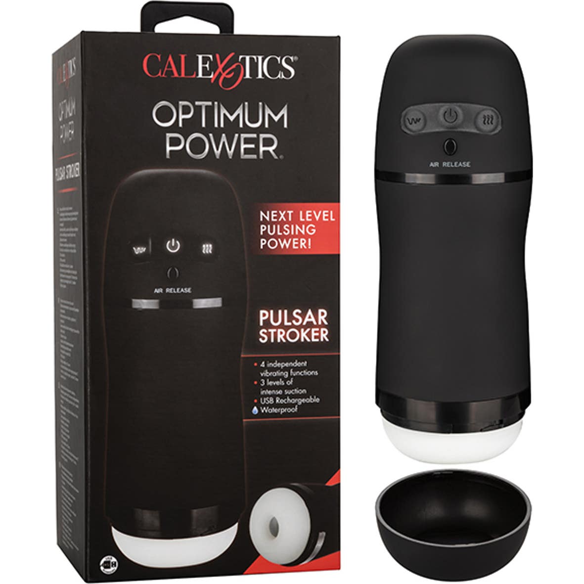 CalExotics Optimum Power Masturbador Vibración y Succión 1ud