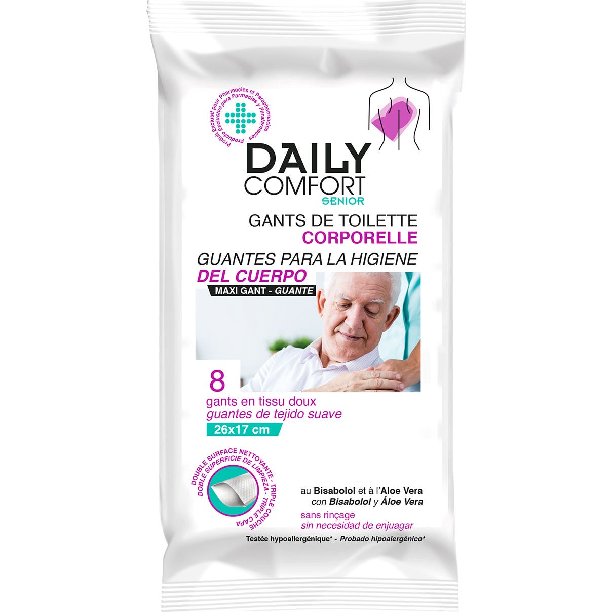 Disfarma Daily Comfort Senior Guantes Corporales 8uds
