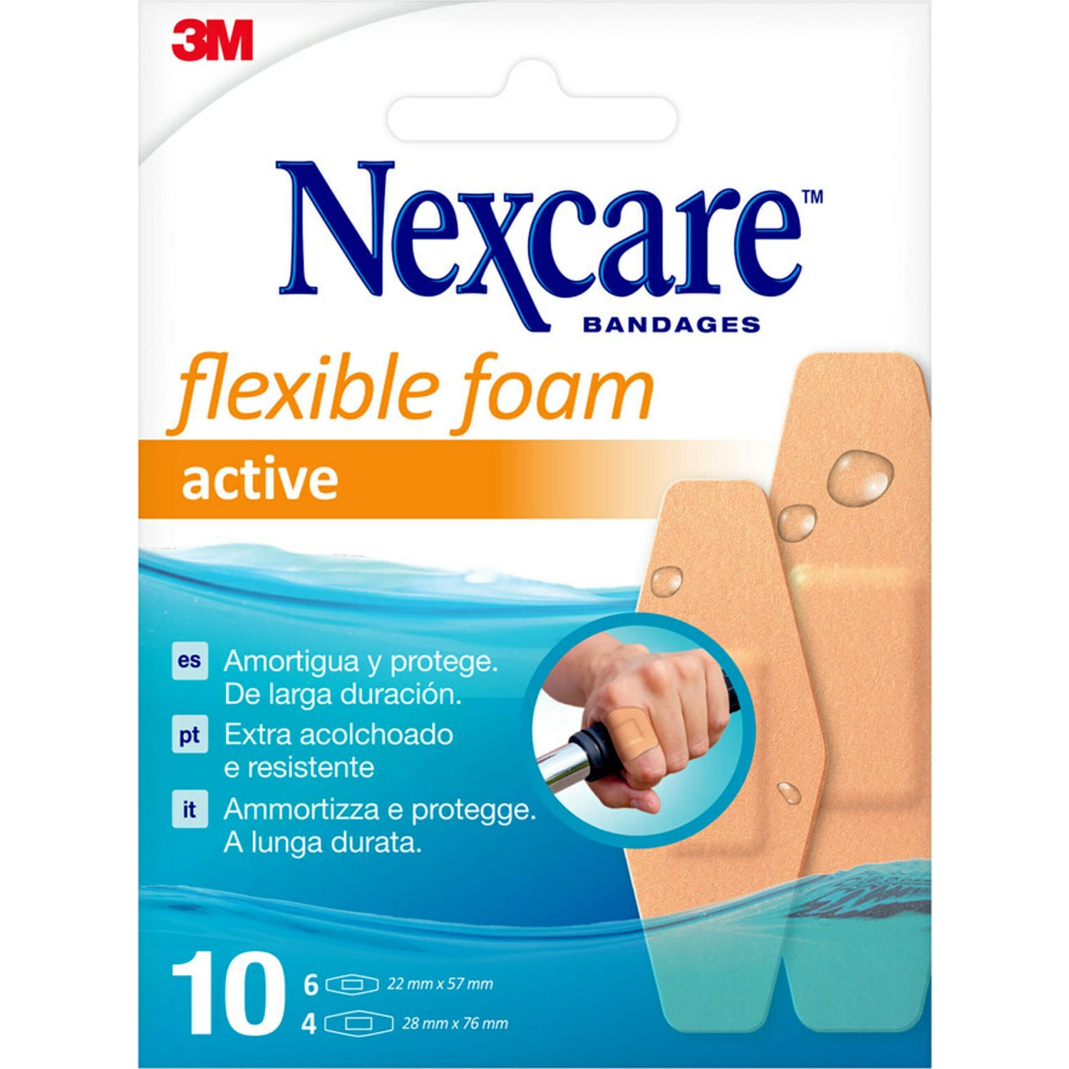 Nexcare Active 360º apósitos adhesivos surtido 10uds