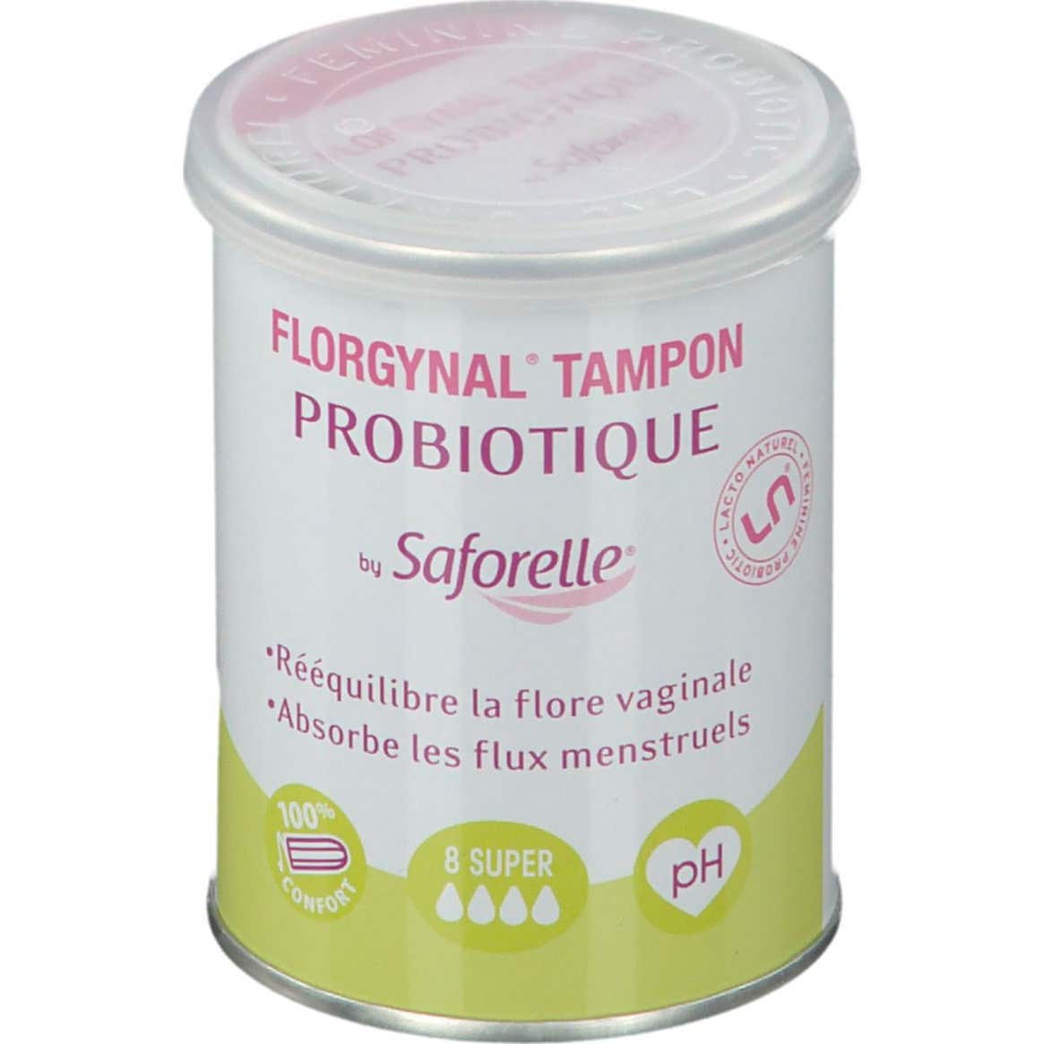 Saforelle Florgynal Buffer Probiotic Super 8 almohadillas