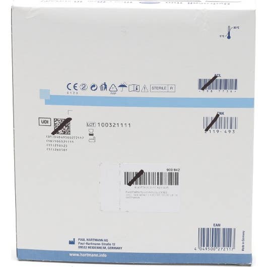 Hidrocoll Fina Cacerolas 5X5Cm 10 Hidrocoll Fina Cacerolas 5X5Cm 10