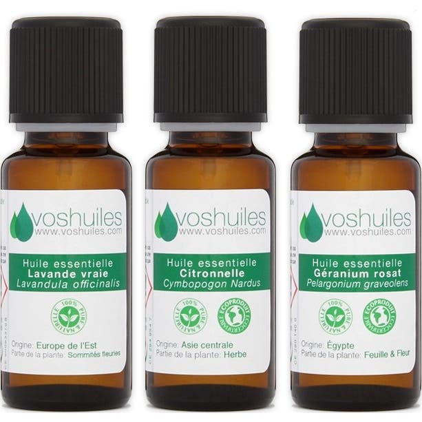 Voshuiles Kit de Insectos 3 Aceites Esenciales